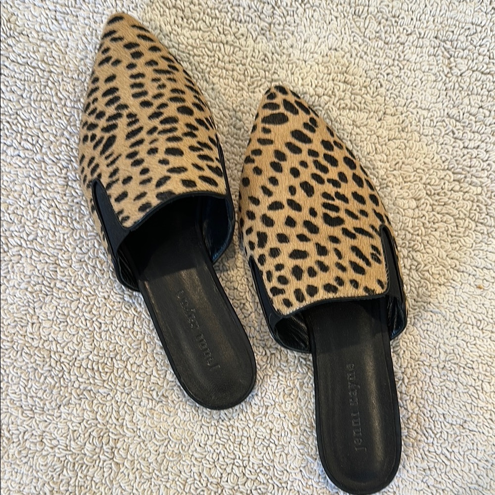 JENNI KAYNE Leopard Print Women's Mules
